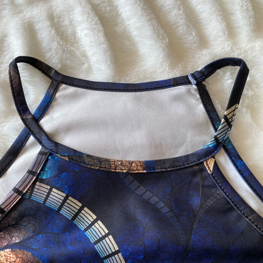 Colorful Abstract Halter Top - Picture 6 of 9